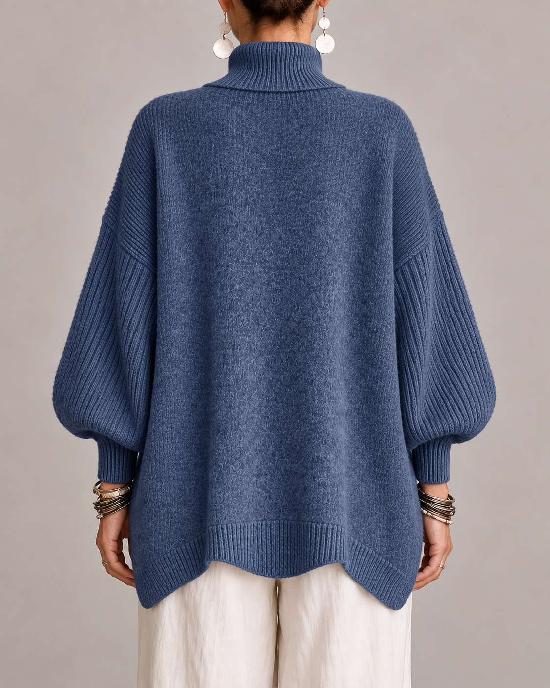 Pauline | Jersey Oversize de Cuello Alto