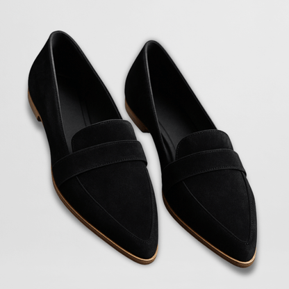 DELACROIX | Mocassins Pointus en Daim Nicole