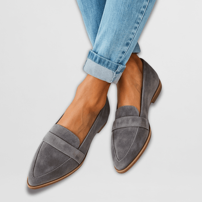 DELACROIX | Mocassins Pointus en Daim Nicole