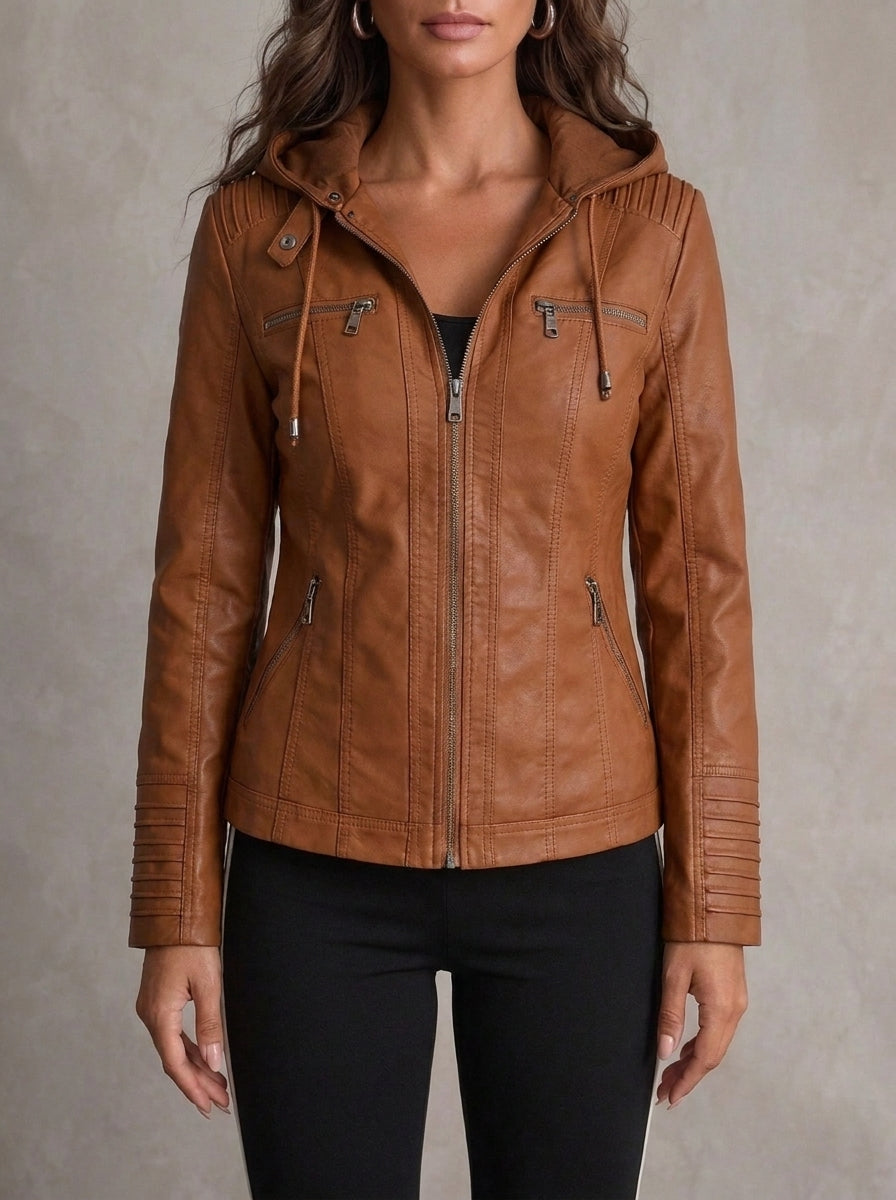 Macarena ⎸ Chaqueta de Piel Resistente y Elegante