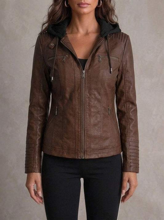 Sara ⎸ Chaqueta de Piel Resistente y Elegante