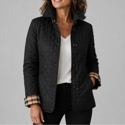 Marie | Chaqueta Acolchada Ligera con Cuello Alto
