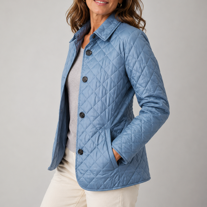 Marie | Chaqueta Acolchada Ligera con Cuello Alto