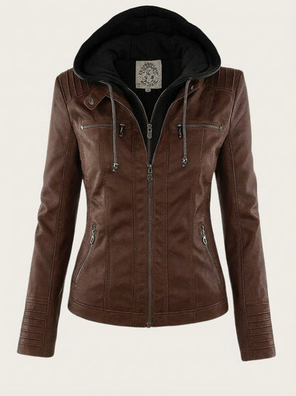 Sara ⎸ Chaqueta de Piel Resistente y Elegante
