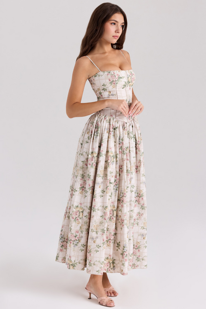 Estrella | Vestido largo floral