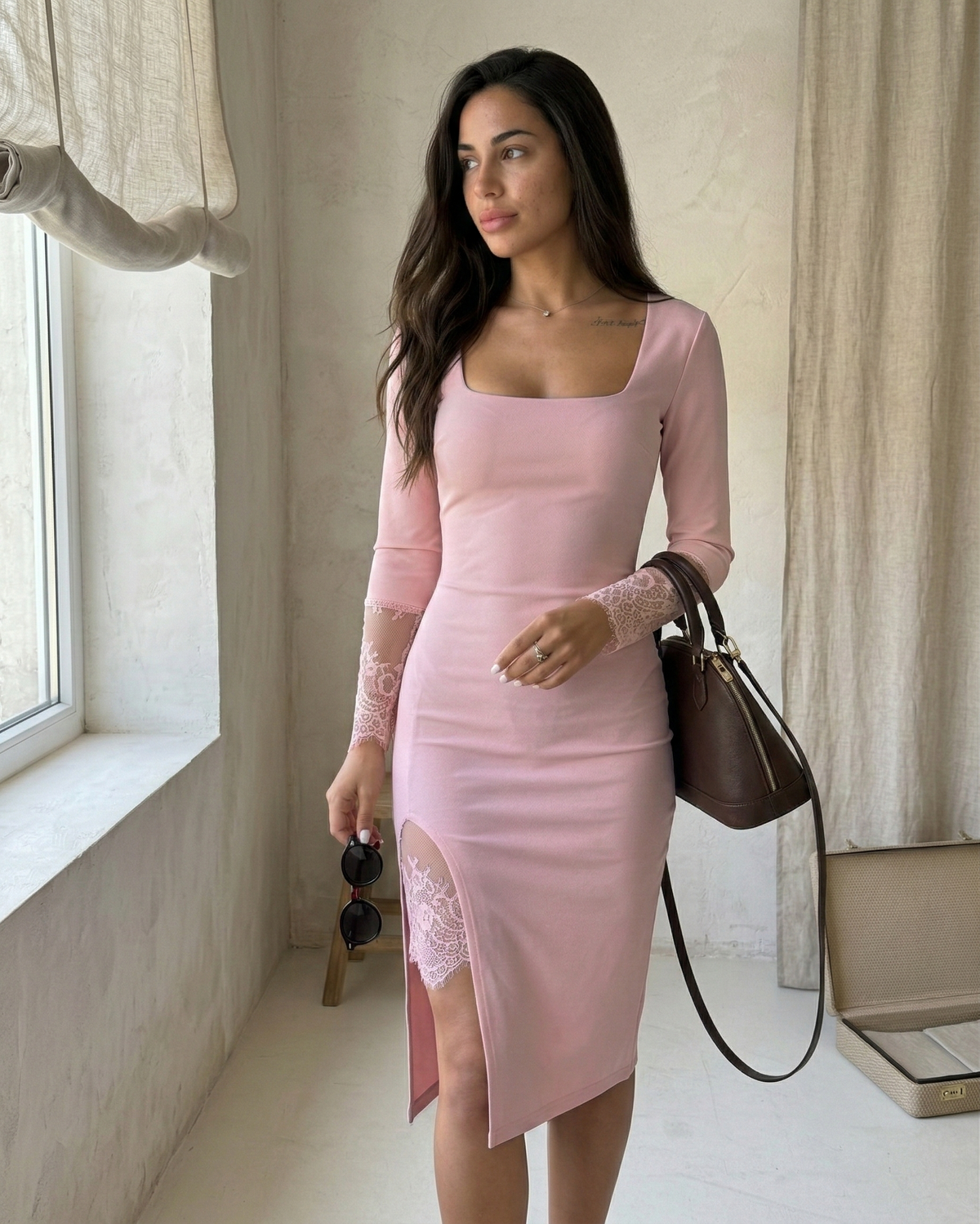 Luna | Vestido de noche con encaje