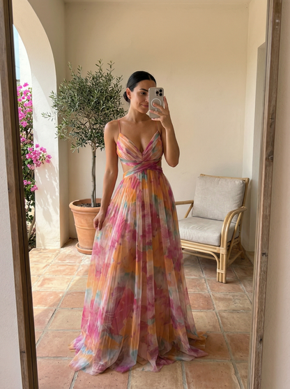 Lola | Vestido largo floral