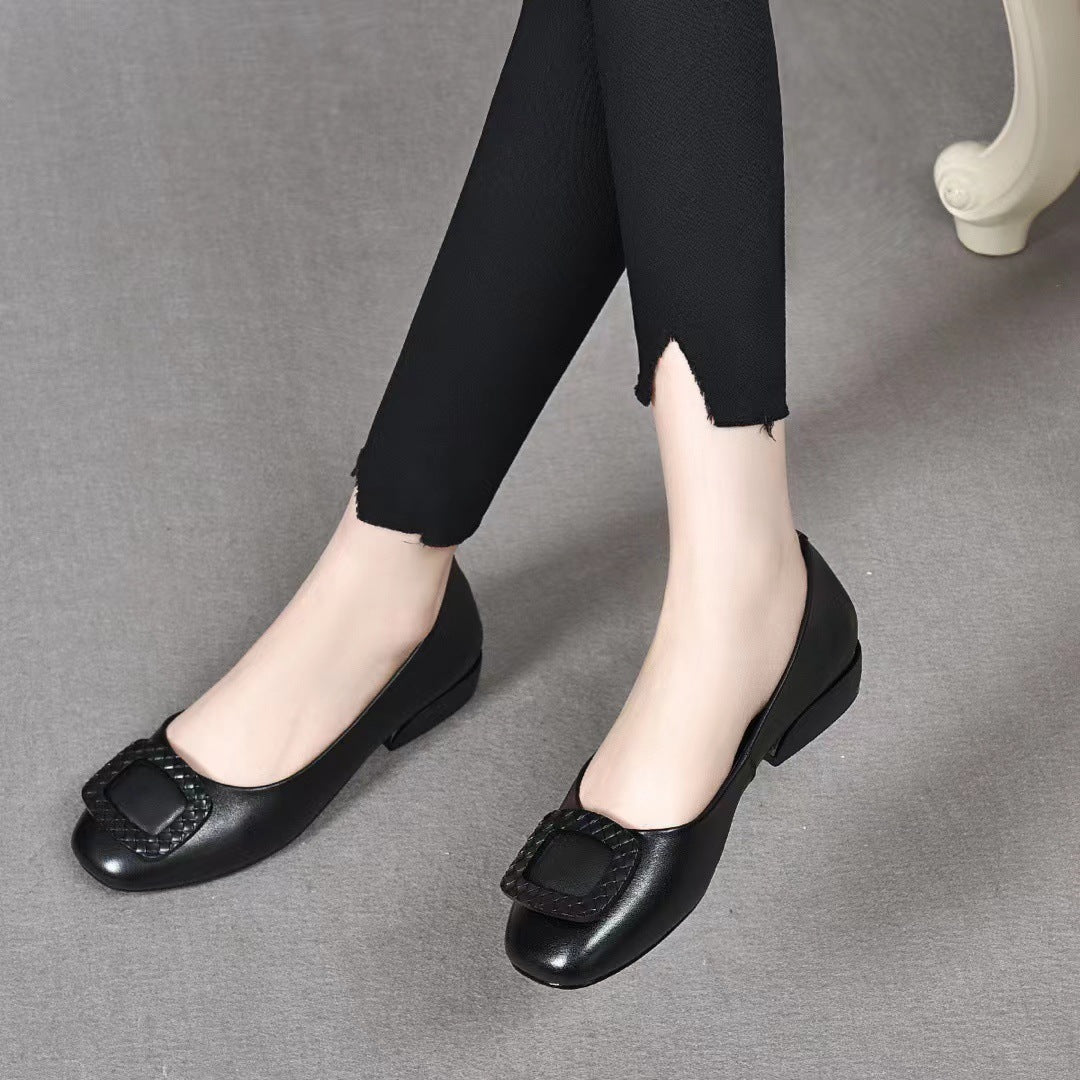 Sylvie | Bailarinas con Hebilla Trenzada
