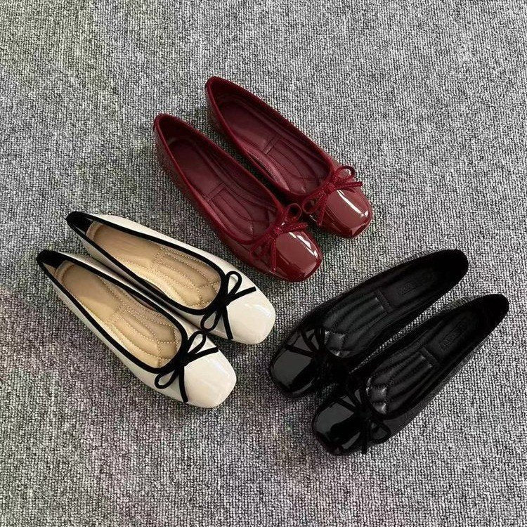 DELACROIX | Ballerines Vernies Bout Carré Colette