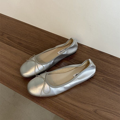Sophie | Bailarinas Redondas Flexibles con Lazo