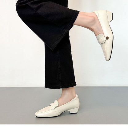 DELACROIX | Mocassins Cuir Camélia Doré Juliette
