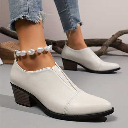 DELACROIX | Bottines Basses à Talon Bloc Brigitte