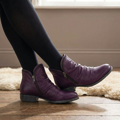 DELACROIX | Bottines Souples Zippées Marie